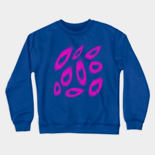 Pink Animal Print Crewneck Sweatshirt